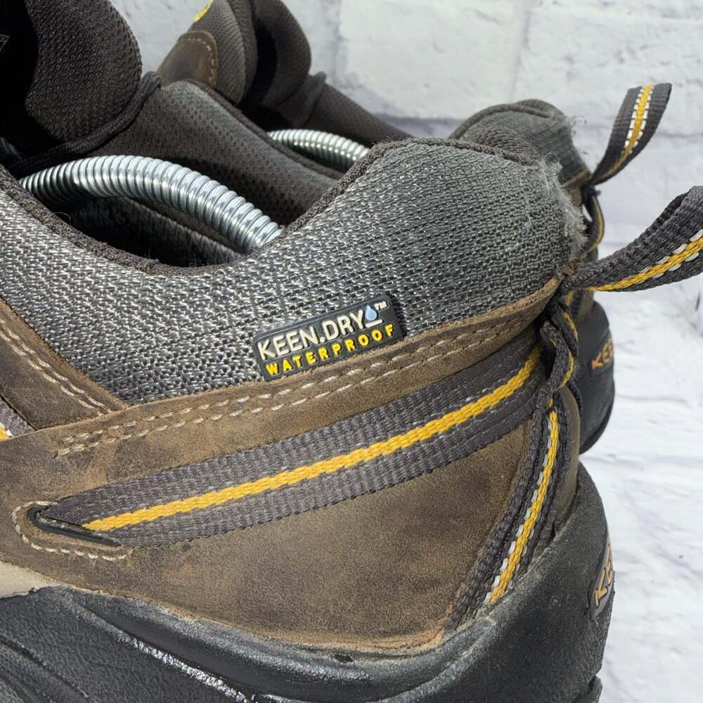 Keen Targhee II Waterproof Hiking Shoes Mens Size 14 Brown Leather - Picture 5 of 12